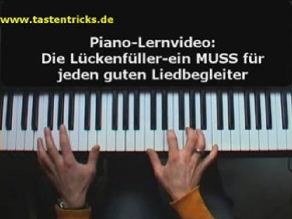 Lückenfüller für die liedbegleitung