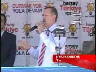 Ak Parti Batman Mitingi Durmak Yok Yola Devam