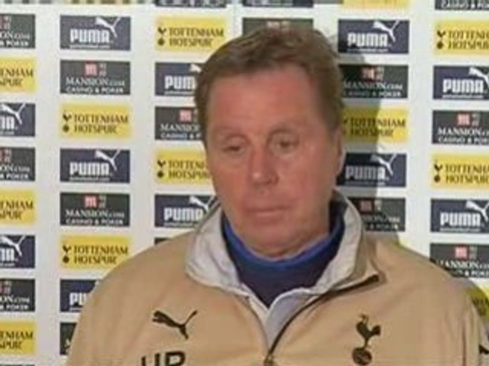 Harry Redknapp on Spurs game against Middlesbrough