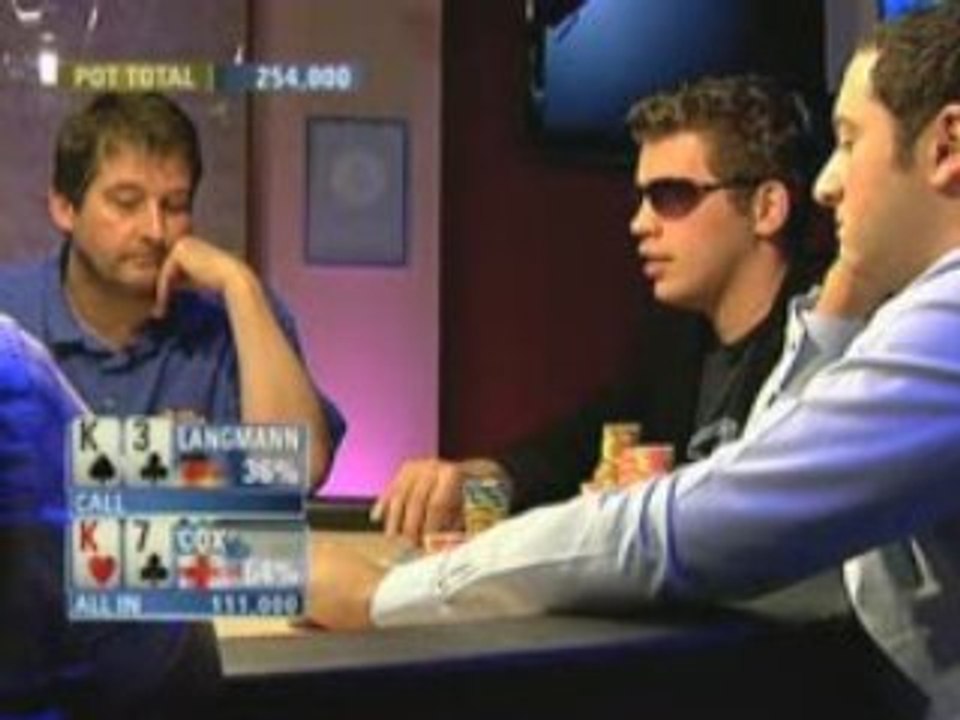 Poker EPT 4 Londres  Ian Cox Vs Florien Langmann