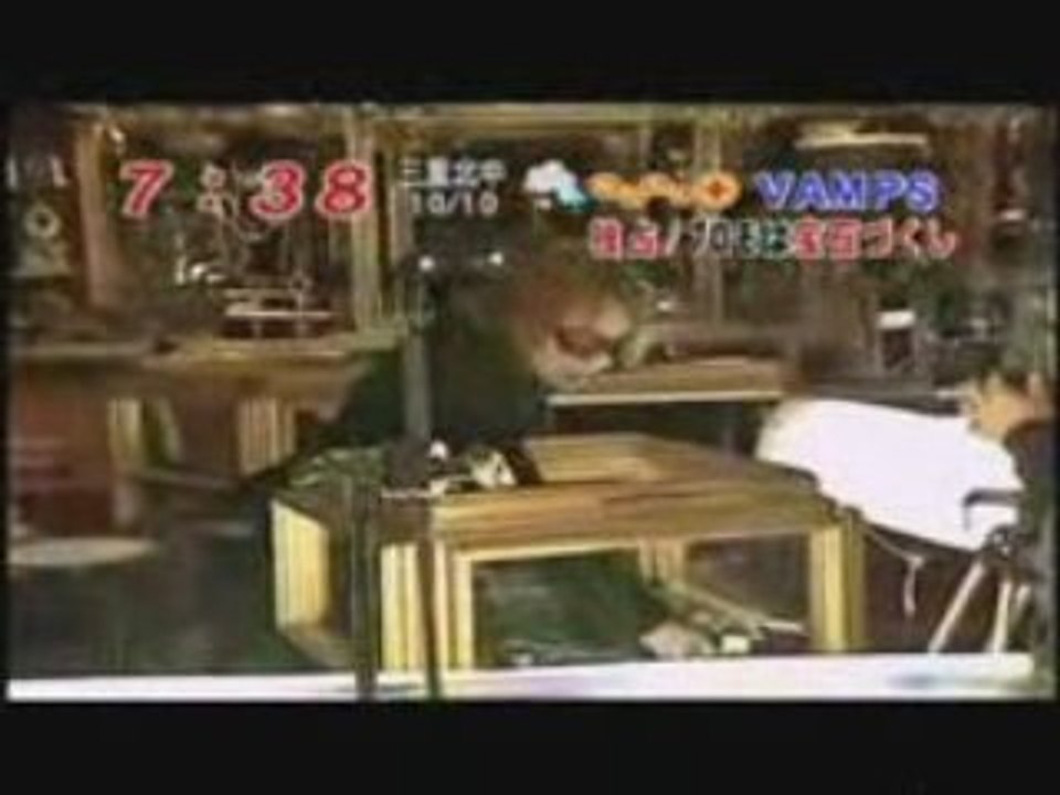 VAMPS reportage sur le clip de TROUBLE