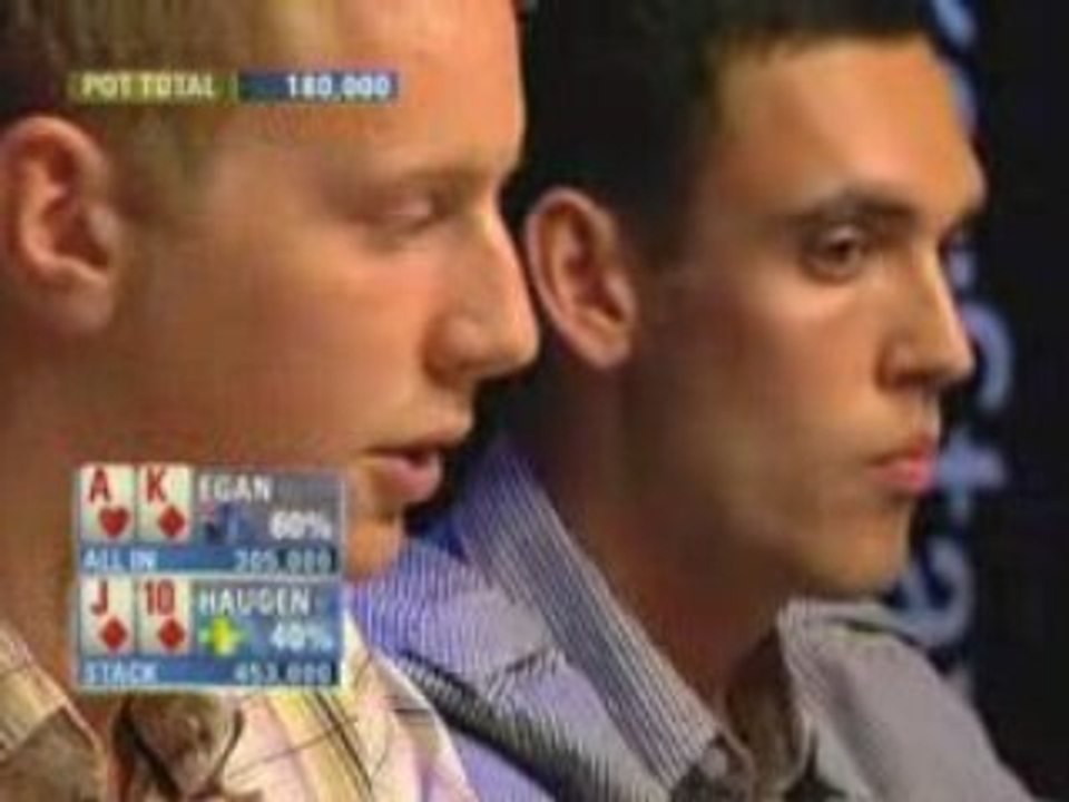 Poker EPT 4 Londres Fredrick Haugen Vs Chris Egan