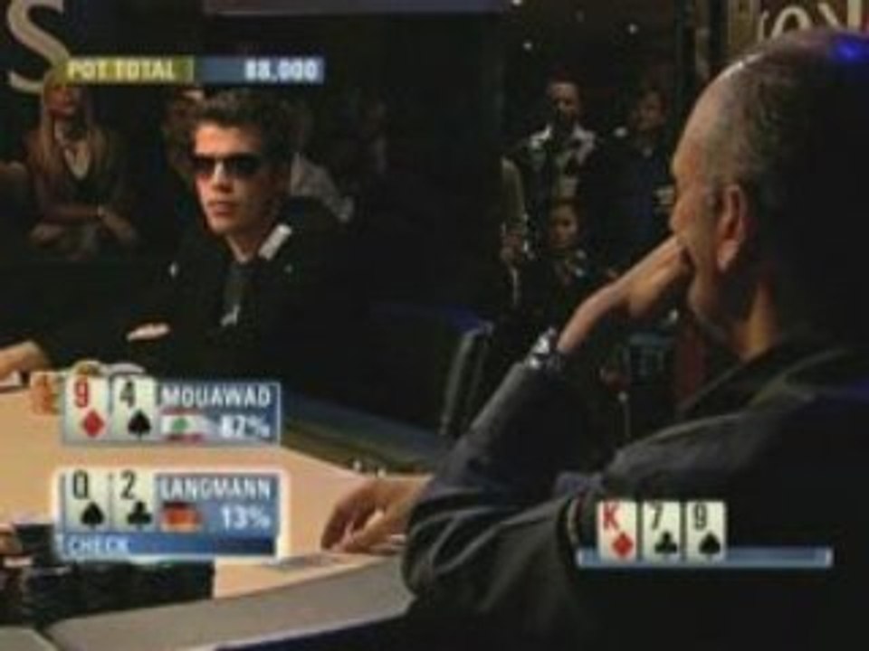Poker EPT 4 Londres  Joseph Mouawad v Florien Langmann III