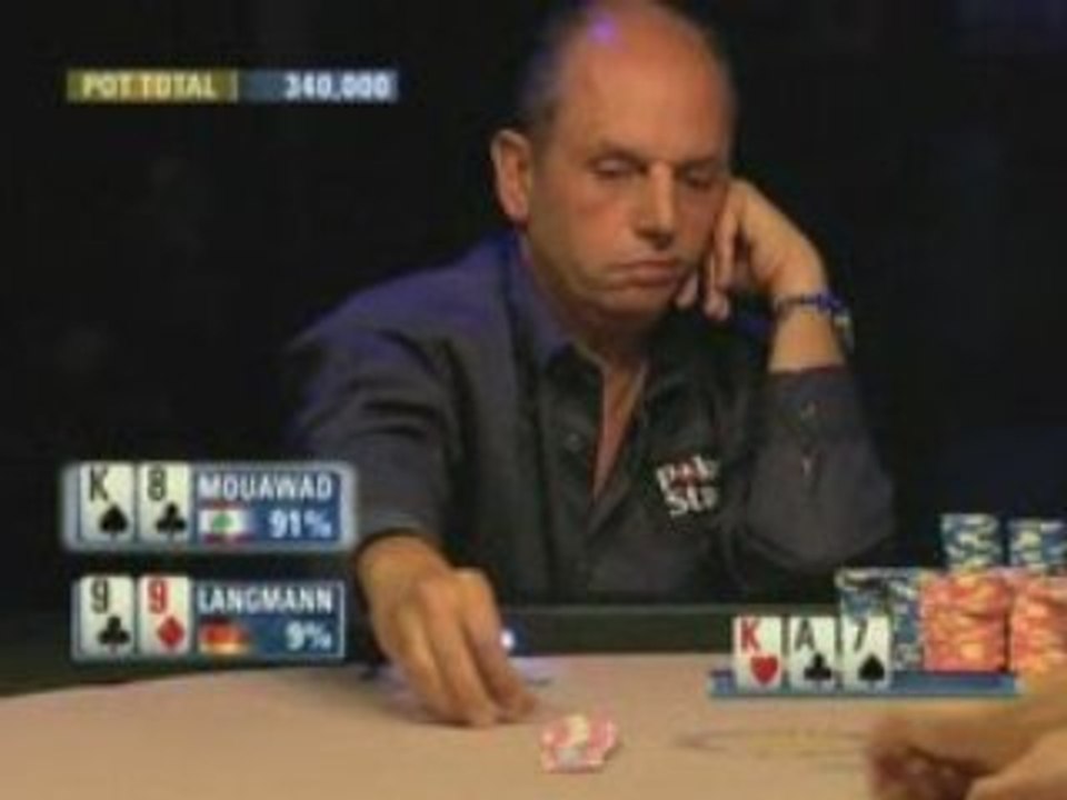 Poker EPT 4 Londres  Joseph Mouawad v Florien Langmann IV
