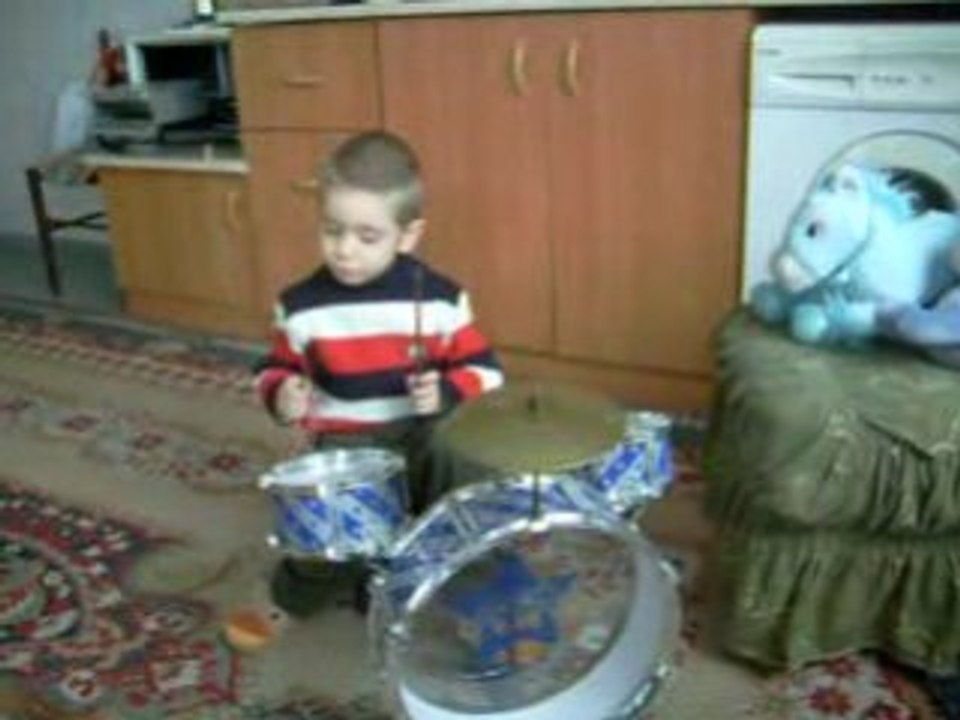 Toshko on drums