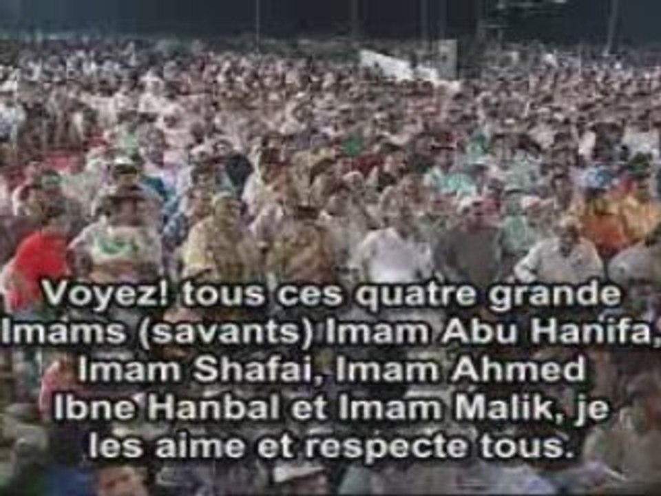 Zakir naik--Question sur sectes en Islam