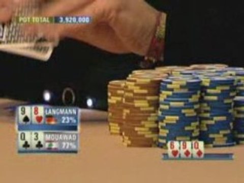 Poker EPT 4 Londres Joseph Mouawad v Florien Langmann VII