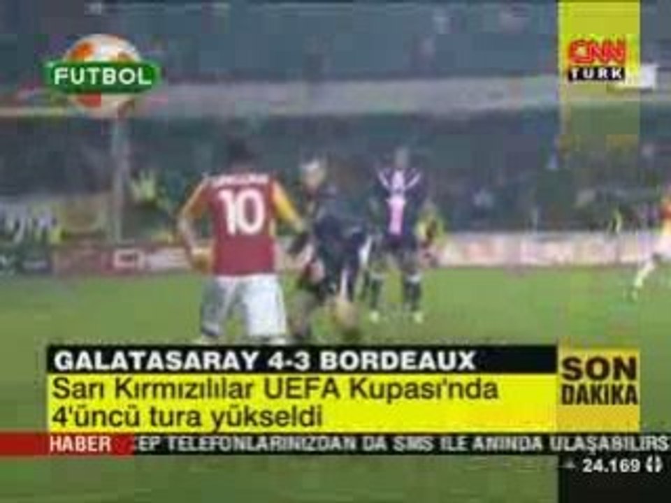 GALATASARAY 4 - 3 BORDEAUX   ALI SAMI YEN