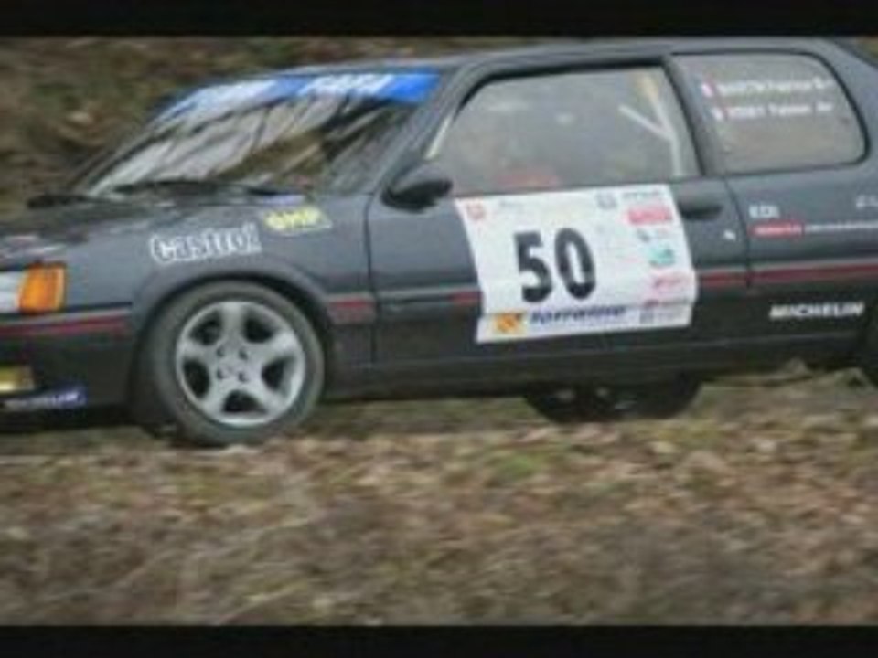 Dommartin les vallois photo des éssais rallye 1 Mars 2009