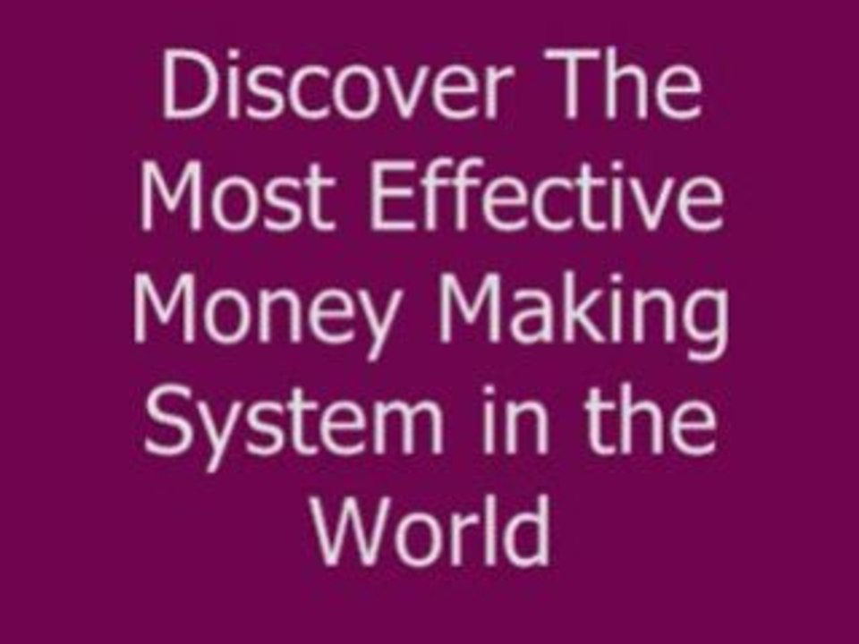 Money Making System