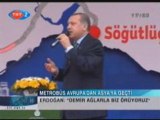 Metrobüs Avrupa'dan Asya'ya Geçti Tayyip Erdoğan Açılışta