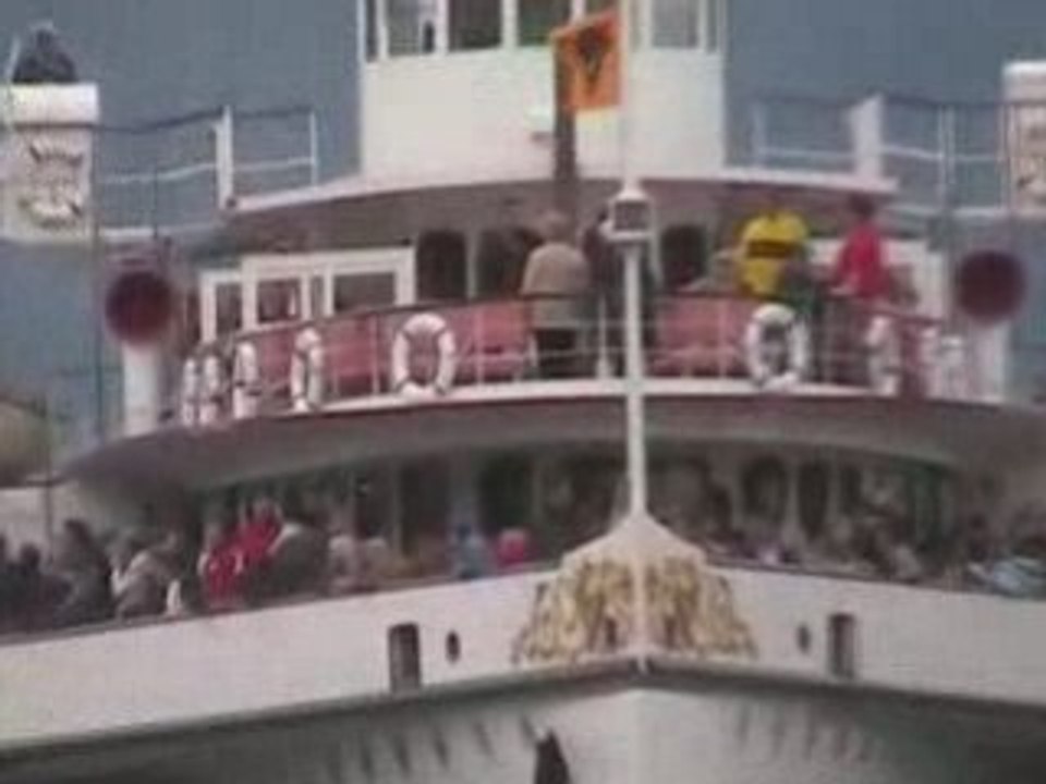 Traversée à bord d'un bateau à vapeur...