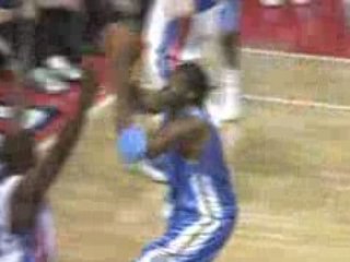 NBA Nene slams Dunk over Jason Maxiell