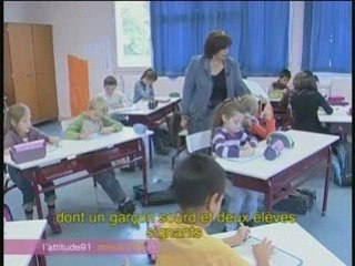 Langue des signes : une classe experimentale