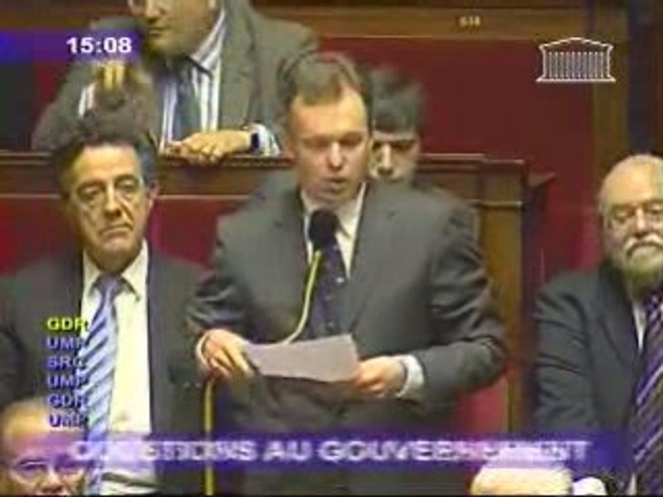 Ecarts de salaires - François de Rugy 4/03/09 - Assemblée