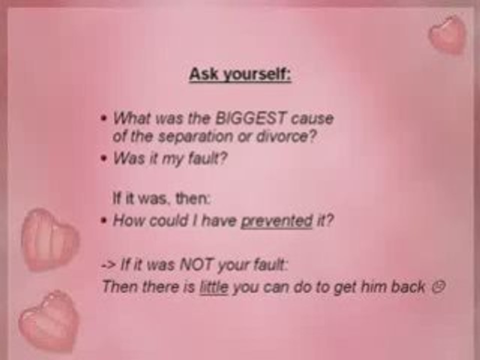 How To Get Your Husband Back