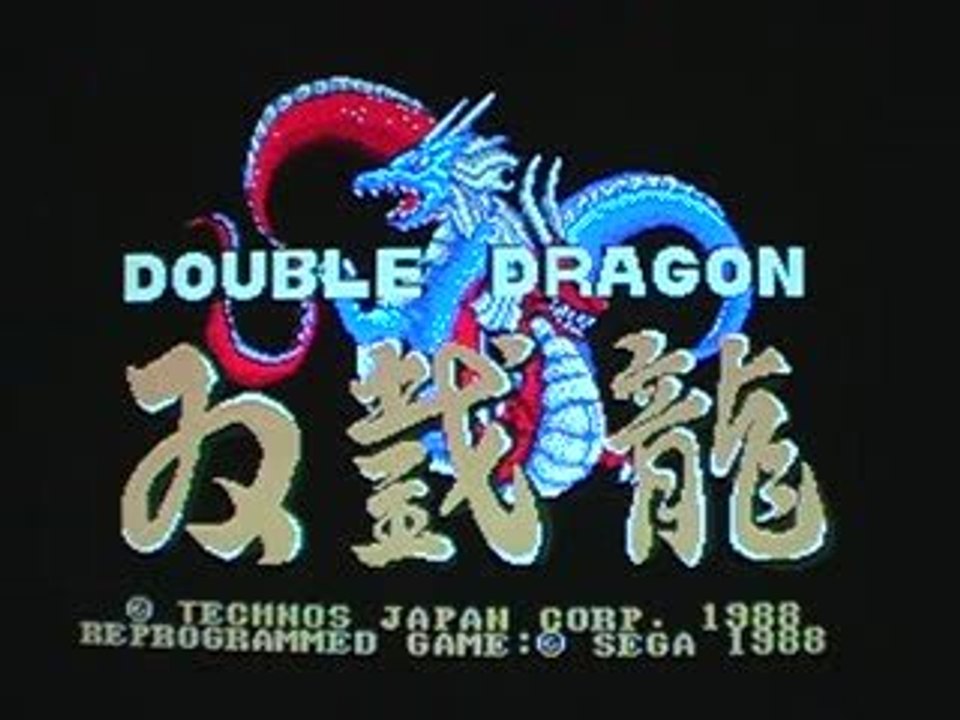Videotest Double dragon (master system)