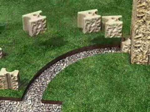 How to build a two sided Entry Monument for your landscape