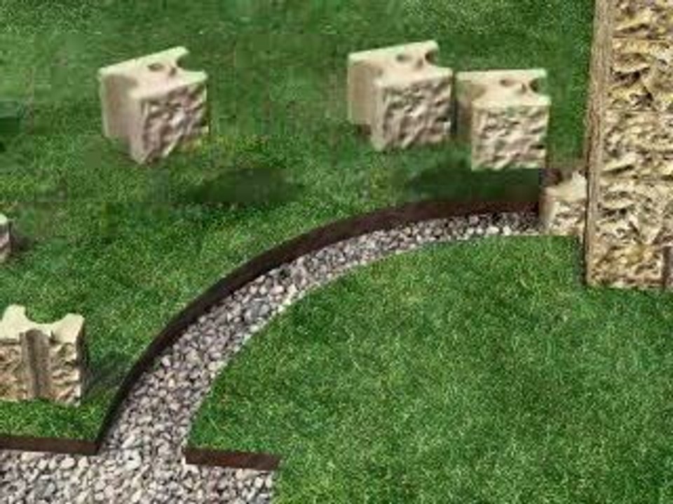 How to build a two sided Entry Monument for your landscape