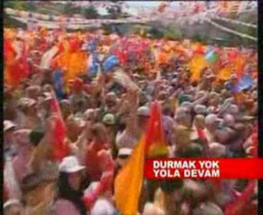 Ak Parti Tokat Mitingi Durmak Yok Yola Devam