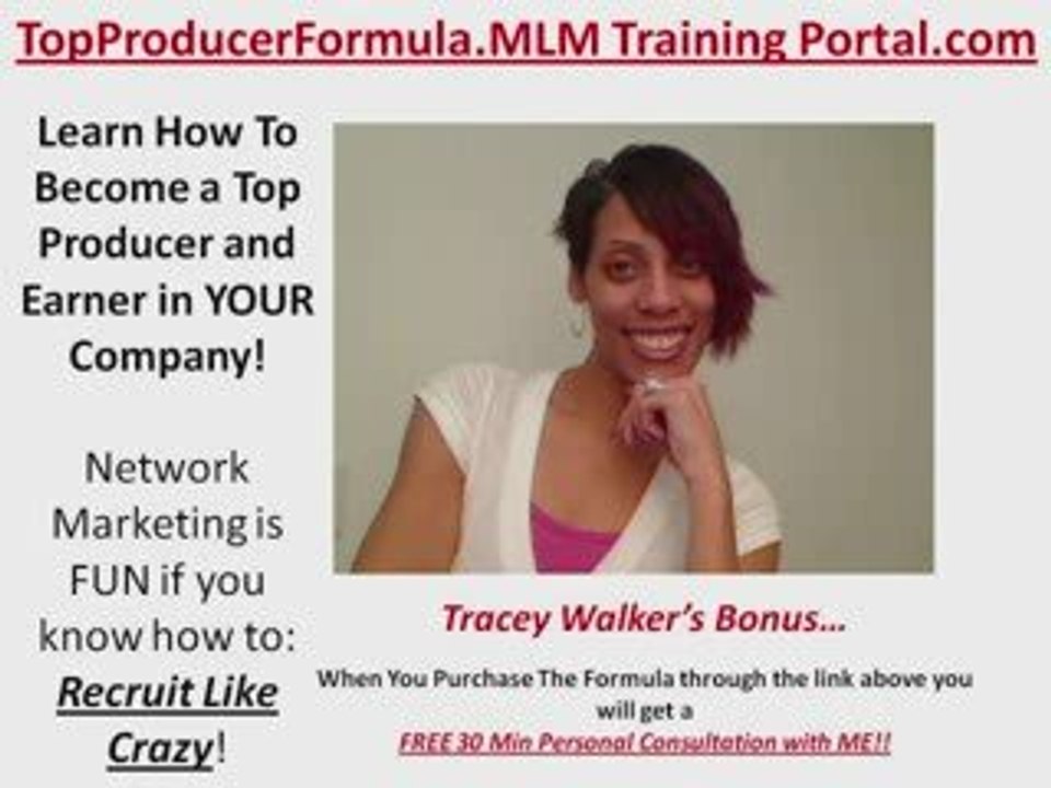 (Top Producer Formula) Your Special Bonus Offer