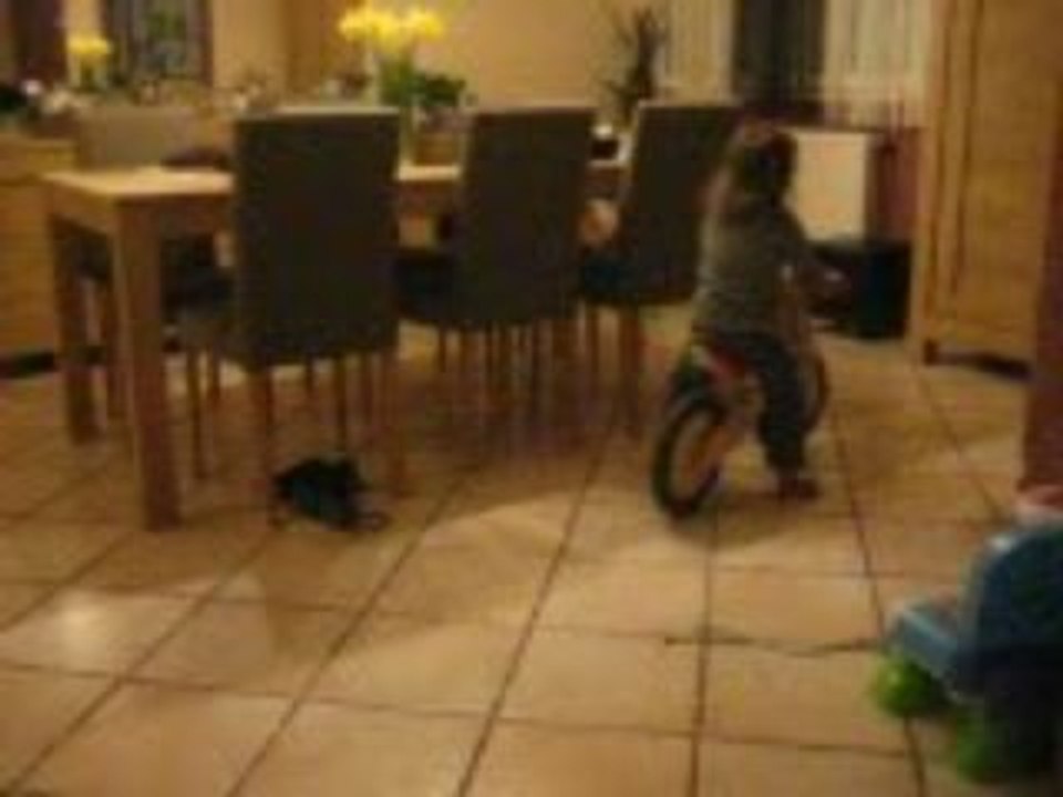 le vélo comme sur des roulettes