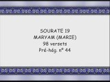 Coran sourate 019 maryam soudais et shuraim vostfr