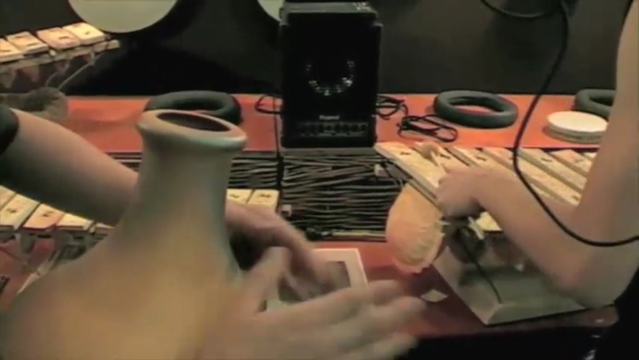 percussion udu drum 33 avec tambour et clavier en argile