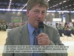 Elevage Un juge qui aime les vaches bien équilibrées