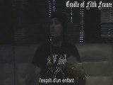 Interview de Dani Filth, 2 décembre 2008, Paris