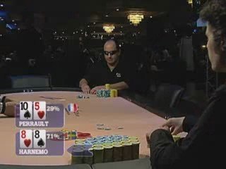 Poker EPT 1 Vienne Harnemo Re raise