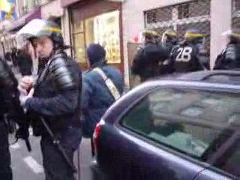 CRS rue de la sorbonne