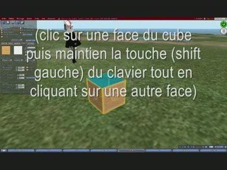 Second Life Appliquer différentes couleurs sur un cube