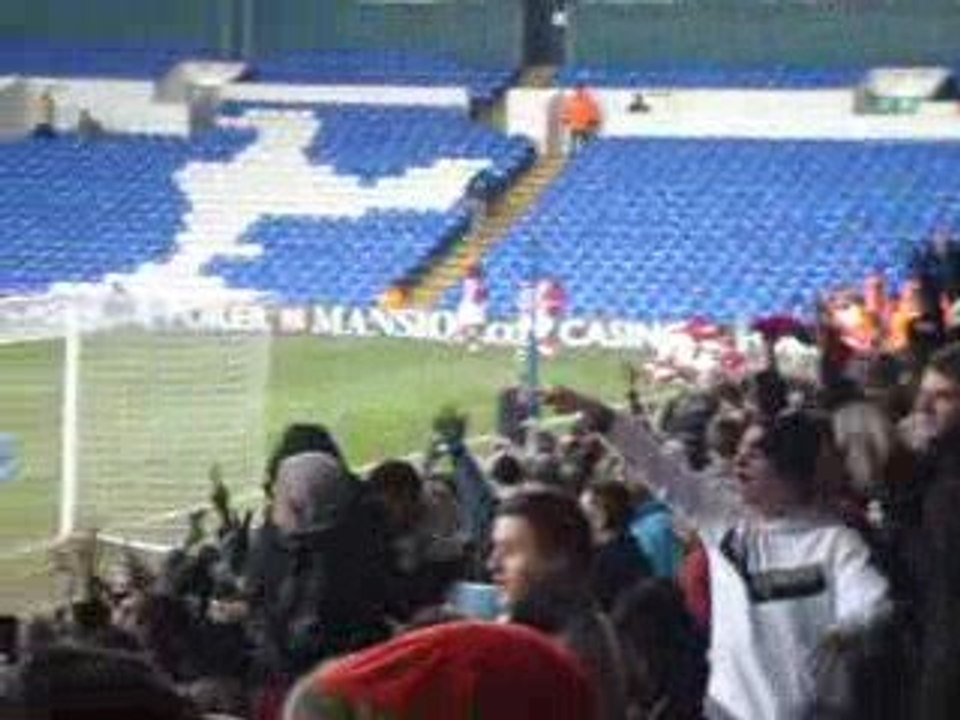 Tottenham-Arsenal:(FA Youth Cup) Bartley1st Goal