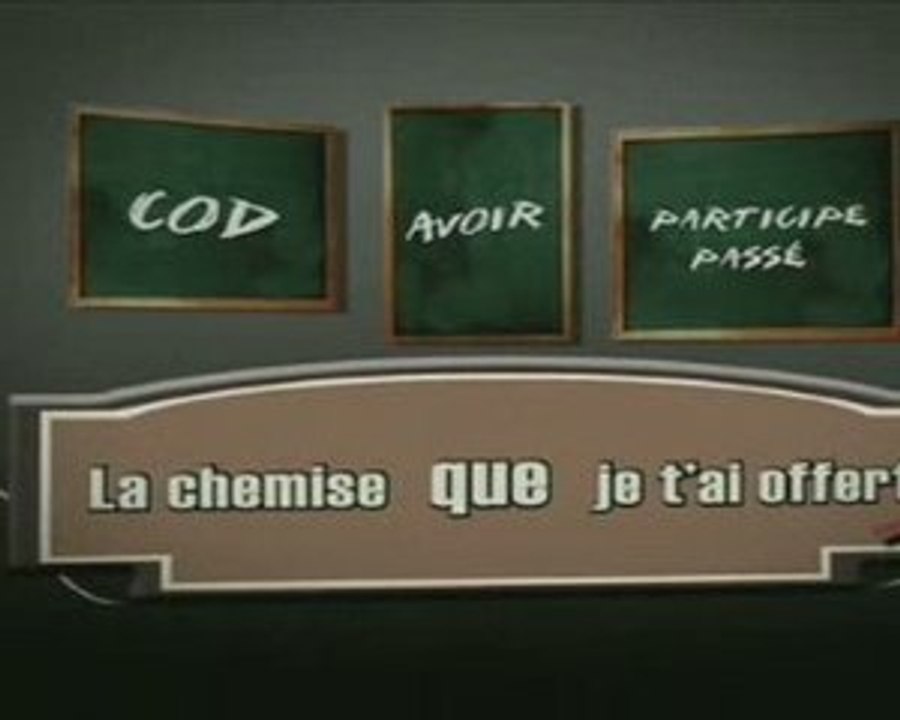 La chemise que je t'ai offerte