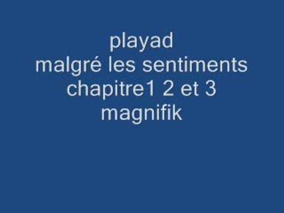 Playad feat. Samara malgre les sentiments 1 2 3