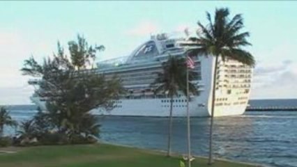 Ruby Princess sail away from Port Everglades