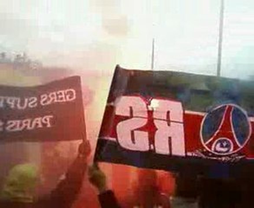 Rodez-psg entrée joueurs parcage psg