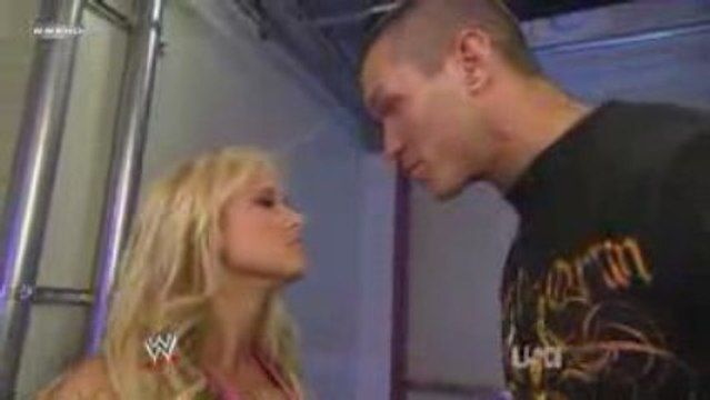 Kelly Kelly and Randy Orton Backstage