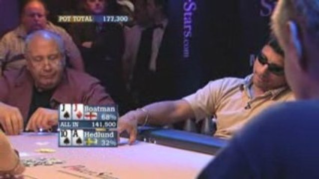 Poker EPT 3 Londres Barny Boatman All In With Pocket Jacks