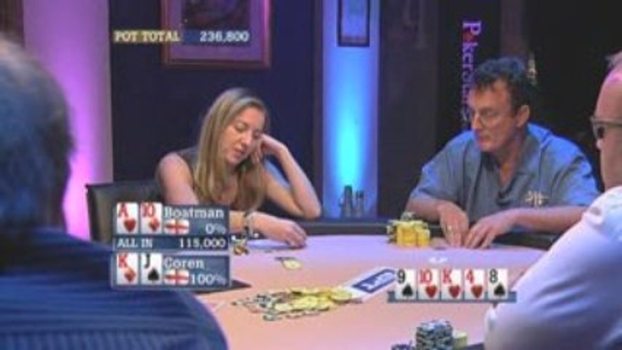 Poker EPT 3 Londres  Vicky Coren Makes A Great Read