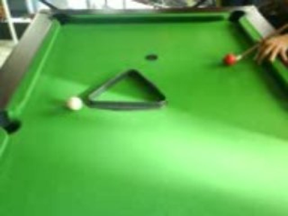 Geco au billard - massée artstique