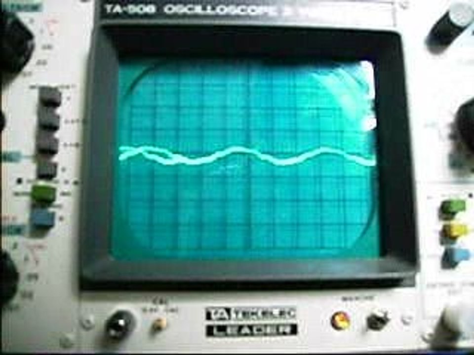 Oscillogramme dynamo