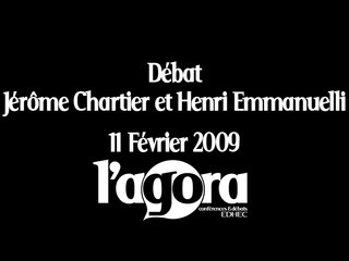 Débat Jérome Chartier & Henri Emmanuelli