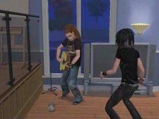 Tom à la guitare et Bill en freestyle