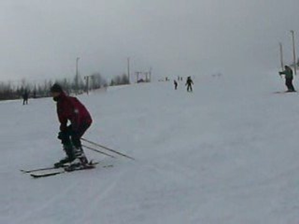 Mokhtar en ski