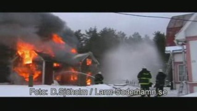 090307 - Bergby räddningstjänst övar