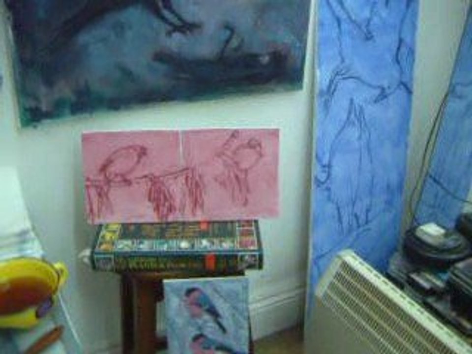 In the studio