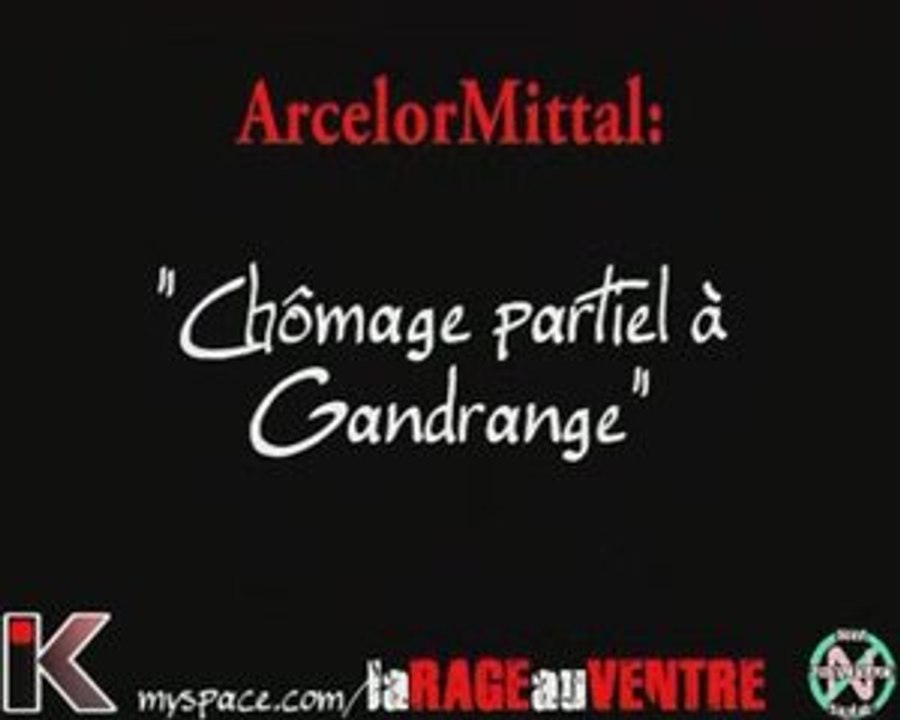 arcelormittal : chomage partiel à Gandrange