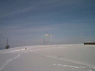 SkySurfer rc dans la neige